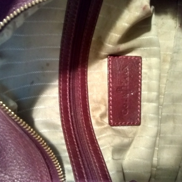 Cole Haan Maroon Handbag - Picture 3 of 6